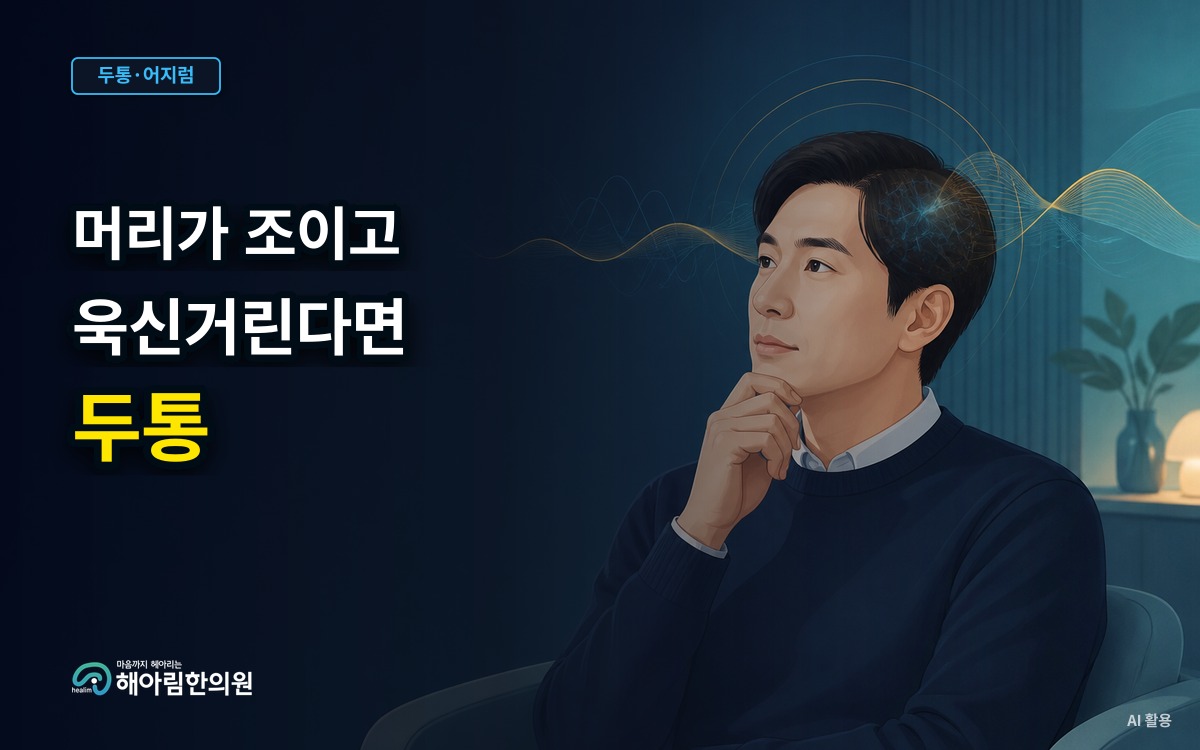 [성남 두통] 조이는 두통과 욱신거리는 두통은 어떻게 설명할까요